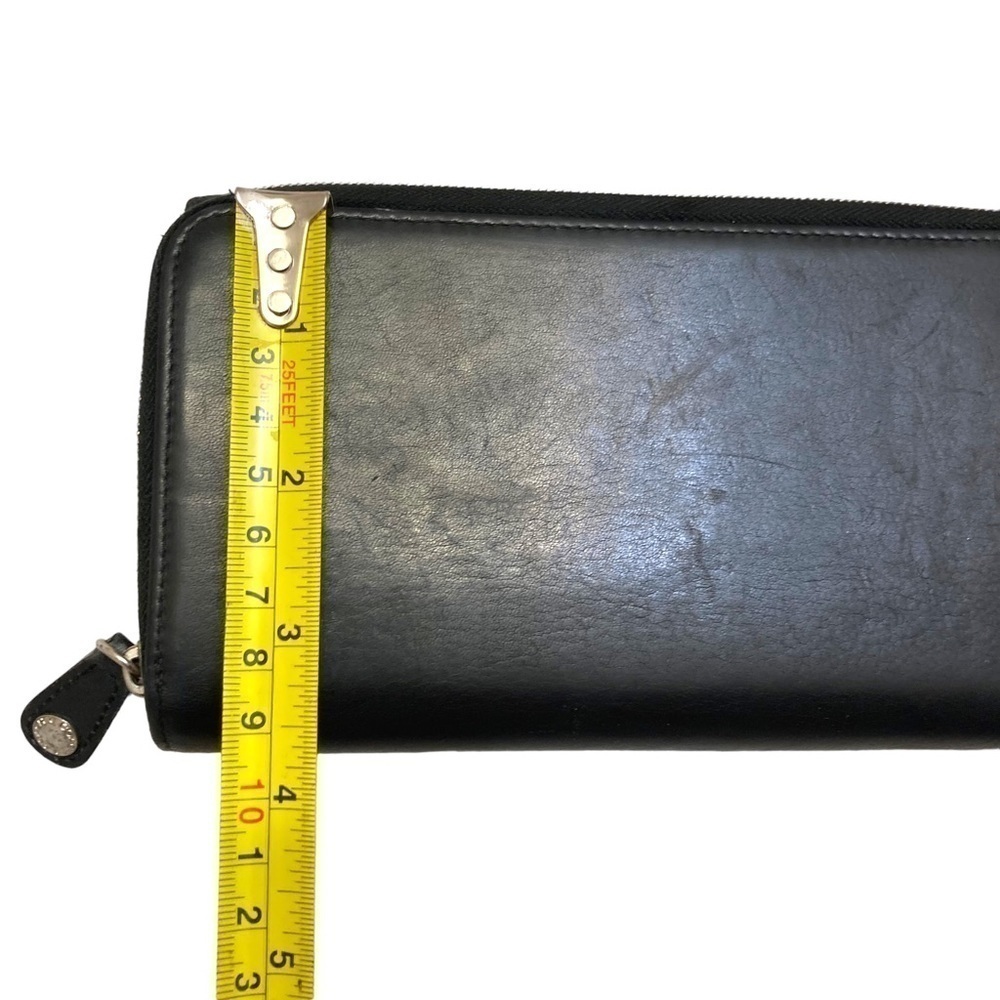 Coach vintage black leather clutch wallet - Picture 5 of 14